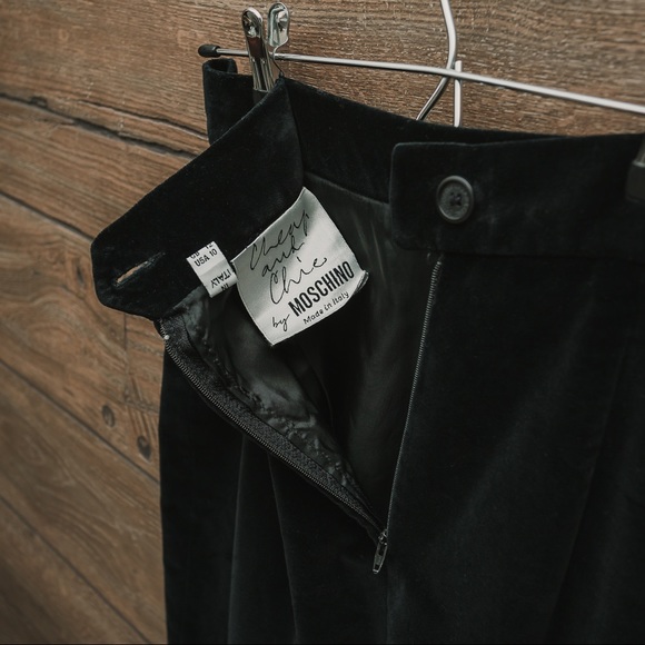 Vintage Moschino Velvet skirt (us 10) - Picture 4 of 5